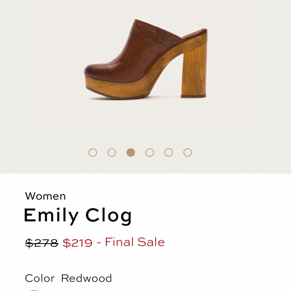 Frye Emily Clog